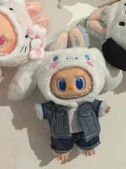 Authentic Labubu The Monsters Hello Kitty And Friends Sanrio Vinyl Plush Pendant