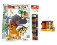 Lion King Gift Set Disney Tote Stickers Crayons Color Book 6 Piece Pack NEW
