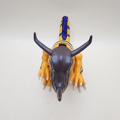 DIGIMON (Vintage 1999) METALGREYMON Greymon 6″ Digivolving [100% COMPLETE]
