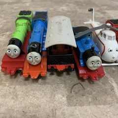 Vintage ERTL Thomas the Tank Engine Diecast Train Lot of 7 80s 90s Harold Gordon