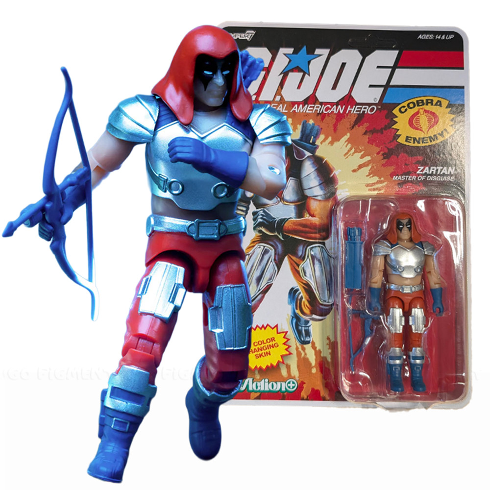 Zartan GI Joe Comic ReAction Plus 1:18 Scale 3 3/4-Inch Action Figure