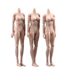 1/6 Suntan Skin Female Body Flexible Large Bust Action Figure Model Doll Body
