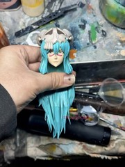 1/12 Bleach Nelliel Tu Odelschwanck Head Carving For 6″ SHF Romankey Figure Body