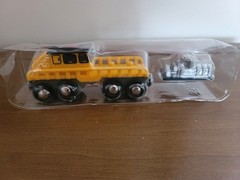 Brio Wooden Railway Rare #33897 Track Repair Vehicle w/ Light & Cargo New Loose