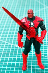 Custom Resin Red Lantern Corp Long Sword constuct for 6in. figure