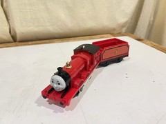 TOMY 1994 Motorized James for Thomas and Friends Trackmaster – No Battery Cover