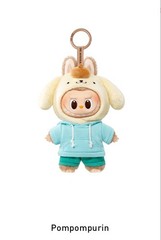 Authentic Labubu The Monsters Hello Kitty And Friends Sanrio Vinyl Plush Pendant