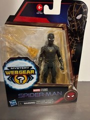 Marvel Studios Spider-Man No Way Home Black & Gold Suit Mystery Web Gear Figure