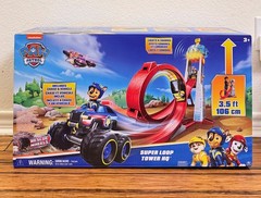 PAW Patrol: Rescue Wheels Super Loop Tower HQ with Lights Sounds Vehicle Figure
