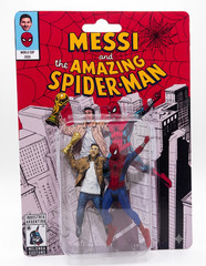 Spiderman Tom Holland & Lionel Messi ~ Custom Crossover Tribute Carded Figure