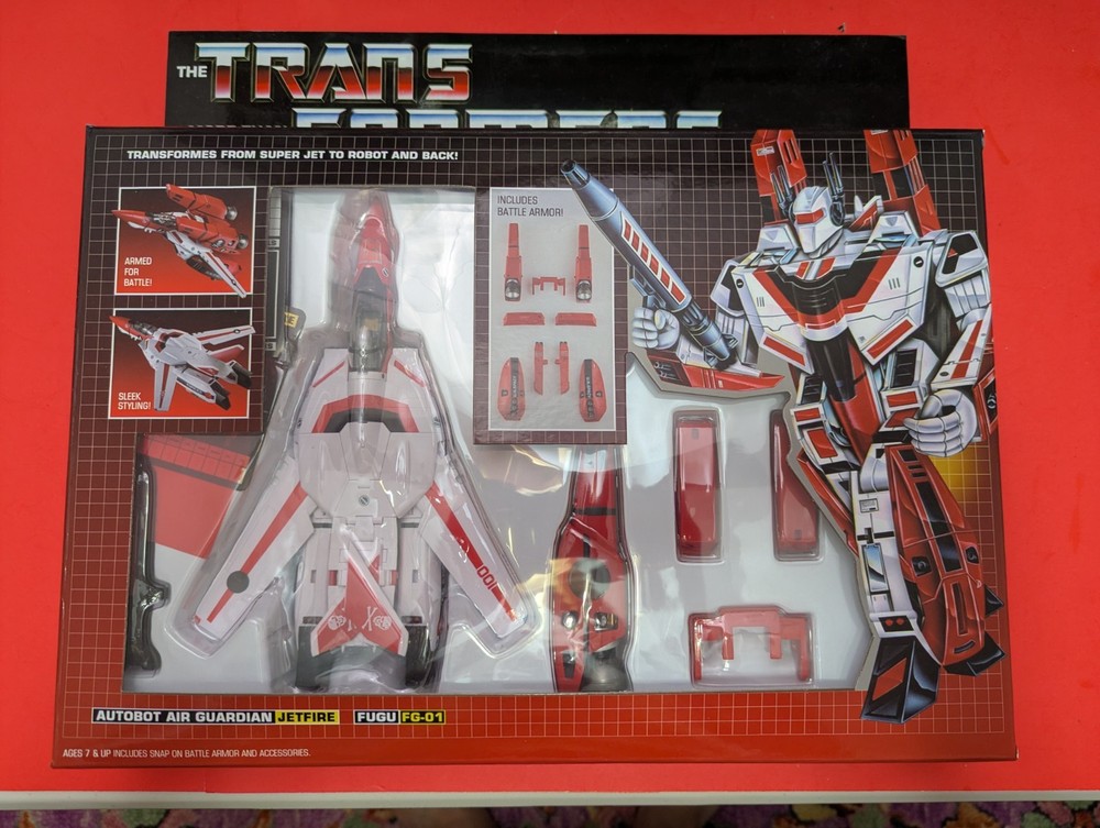 FG MODEL FG-01 VF1S AIR GUARDIAN JETFIRE-INSPIRED GOD OF FLAME WITH FAST PACKS