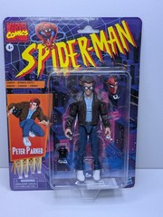 Marvel Spider-Man Animated Series Peter Parker Hasbro Retro Figure MOC
