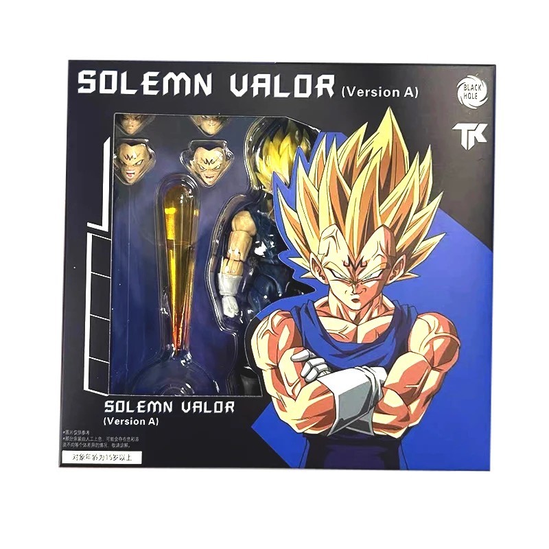 Black Hole x TK Custom SSJ Majin Vegeta Battle Damage Super Saiyan 3.0 Figure