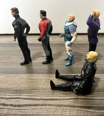5 Vntg 90’s DC Universe Retro Action Figures Bruce Wayne Nostalgia Toys Tv Movie