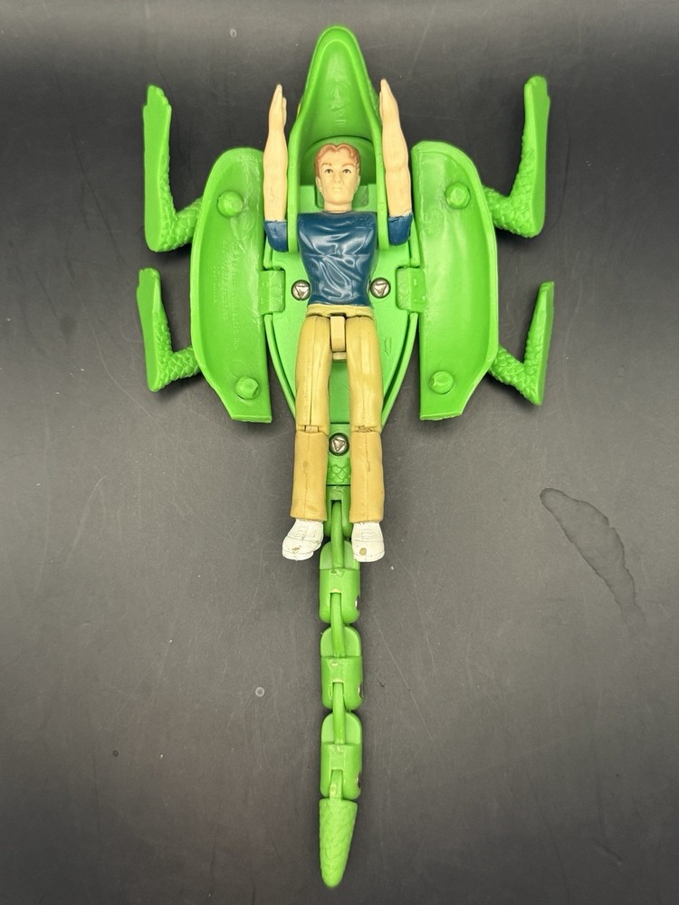 Vintage 1999 Jake Lizard Animorphs Taco Bell Vintage Transforming Toy Kids Meal