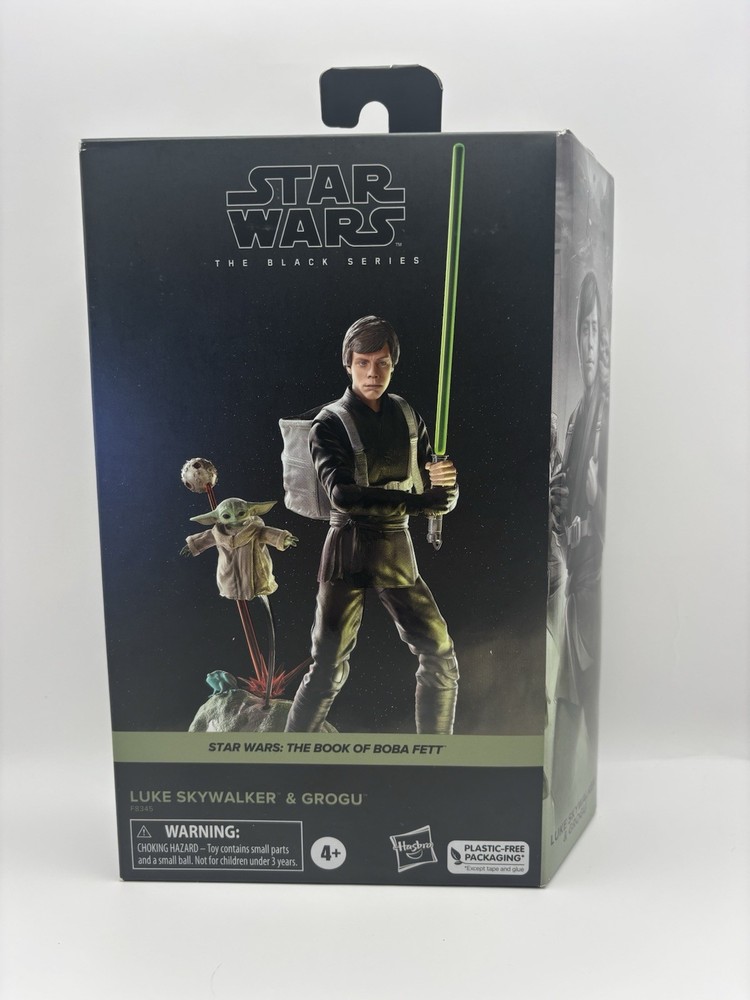 LUKE SKYWALKER & GROGU Star Wars 6″ Black Series BOOK BOBA FETT 2-Pack Deluxe