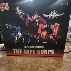 THF Tape Corps Transforming Robot Dog Figure Set Multicolor Ages 6+ THF-01P6