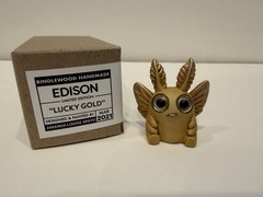 “Lucky Gold” Edison By Amanda Louis Spayd – Hand Painted – Bindlewood