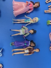VTG Lot Of 15 Mattel Polly Pocket Disney Princess with Clothes And Accessories