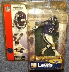 McFarlane NFL 2002 Series 5 Ray Lewis Ravens Chase Purple Jersey Variant