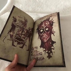 New Necronomicon ResinDark Magic Book Demon Evil Dead Summon Book Horror Prop