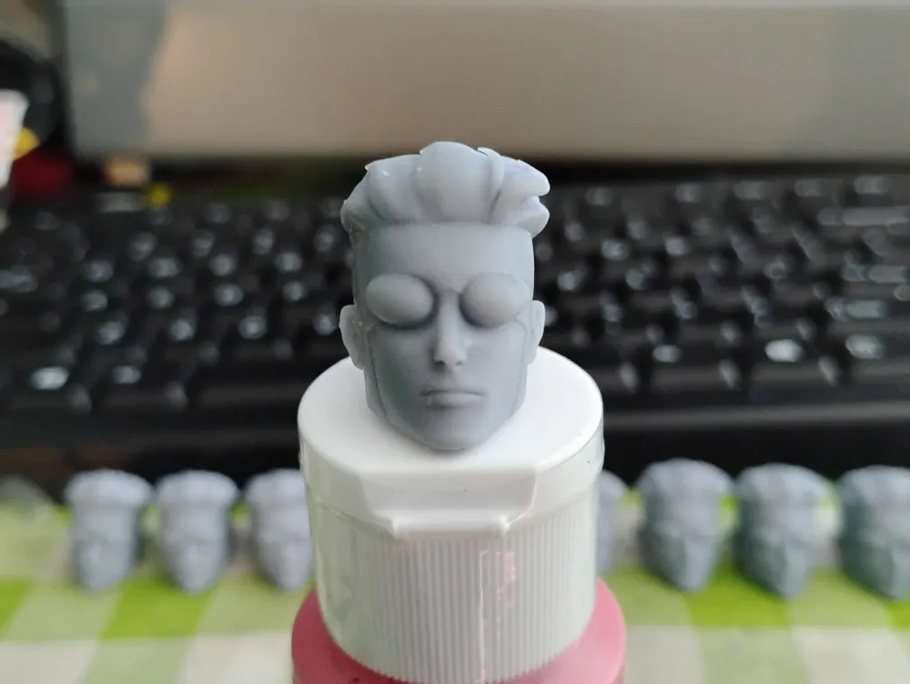 3d printed Invincible Custom Head None painted Mcfarlane/Marvel Legends Scale