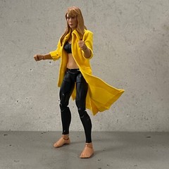 PB-LTC-JB: 1/12 Yellow Coat for Marvel Legends female body (X-Men Jubilee)