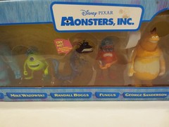Rare Hasbro 2001 Disney Pixar Monsters Inc. Top Scarer Set 6 Figures w/ Sound
