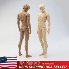 Mirrfig 1/12 MF001 Male Action Figure Body 6″ Pale Skin Super Jointed Model Toys