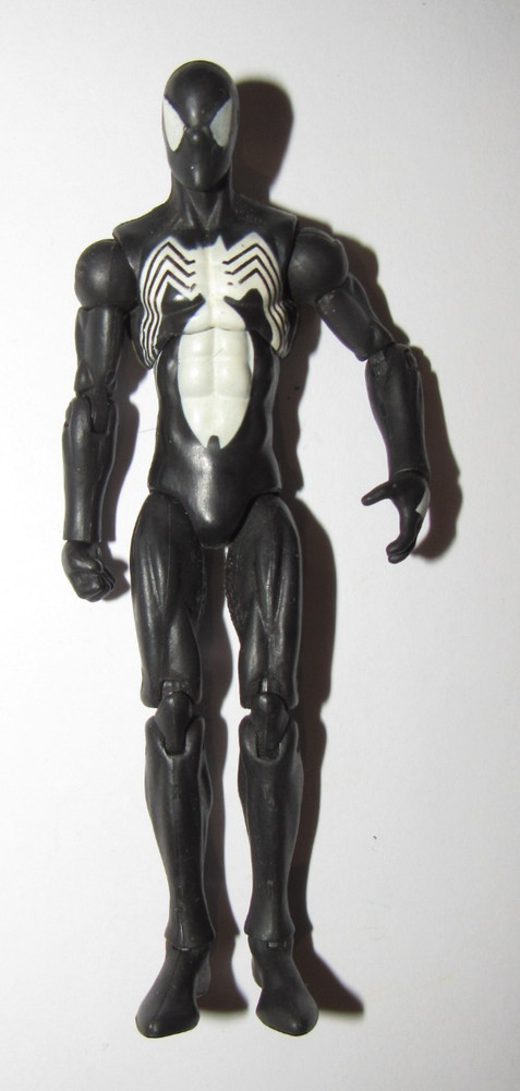 Marvel Universe 3.75 figure Black Costume Spider-Man 018 excellent