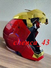 US!!! Autoking Iron Man Helmet MK5 1/1 Voice-controll Mask or Reactor Base Stand