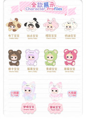 TOPTOY Nommi baby Series Plush Blind Box Pendant Toy HOT Christmas gift