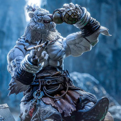MU 1/12 Action Figures – Furay Planet Tiger Weng the Blade Master White – 8‘’, C