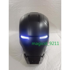 Iron Man Full Mask Black 1:1 MK5 Jarvis Deformable Voice Control Wearable Helmet