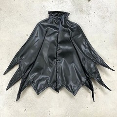 SU-C-MF-WKB: Custom Black Cape for McFarlane White Knight Batman (No Figure)