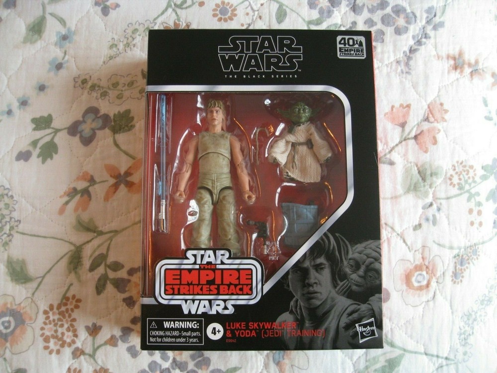 NEW STAR WARS BLACK SERIES 6″ D4 LUKE SKYWALKER & YODA JEDI TRAINING