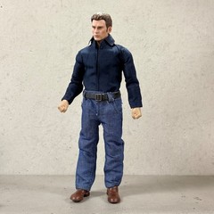 PB-BKSPD-SET: 1/12 Bully Peter Parker / Black Spiderman Outfit for 6″ slim Body