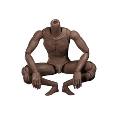 WorldBox 1/6 Soldier Strong Muscle Fitness Spider Male Figure Body Tan Skin Doll