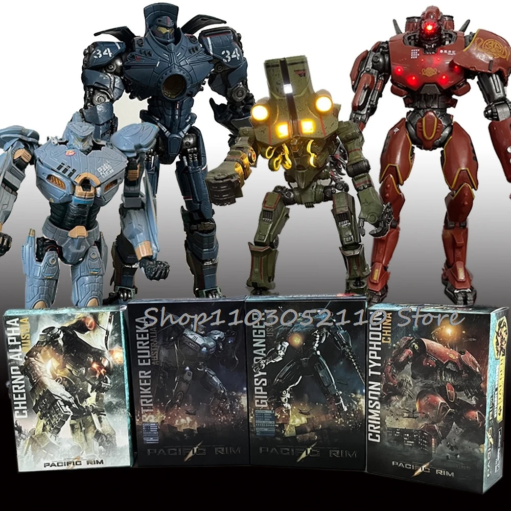 Pacific Rim Jaeger Action Figure LED Light Gipsy Danger Obsidian Fury Toy Gift