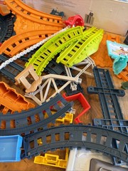 Thomas & Friends TALKING Cranky Delivery MOTORIZED Train Set See Description