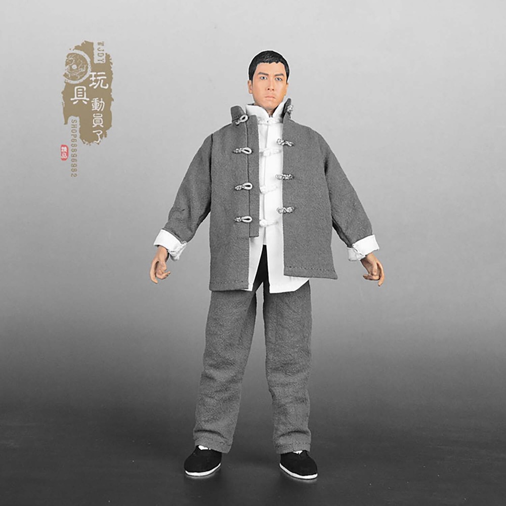 1/6 Chinese Kung Fu Robe Shirt Pants Training Clothing Fit 12” Action Figure