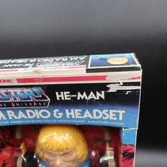 MOTU Masters of the Universe #3 – He-Man AM Radio & Adjustable Headset – NEW