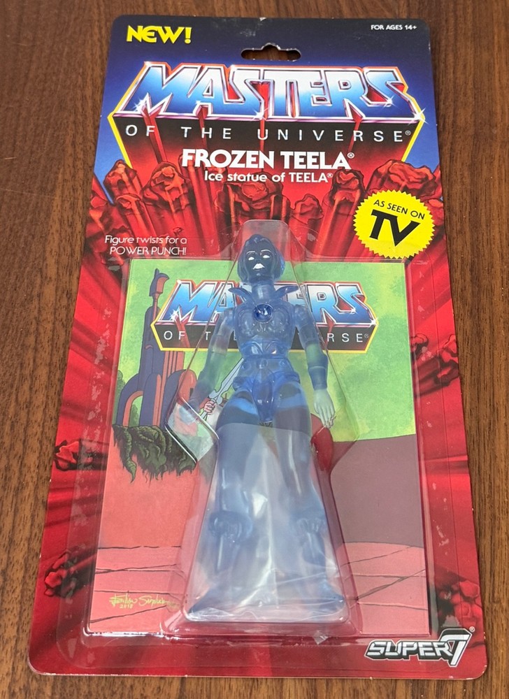 Super7 Masters of the Universe Frozen Teela Ice Statue Figure New