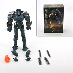 Uprising Side Jaeger Gipsy Danger Avenger 7″ Action Figure Toy LED Light Version