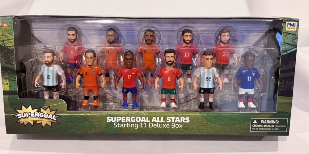Super goal All Stars Starting 11 Soccer Action Figures World Cup Messi Van Dijk