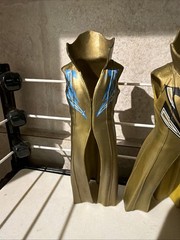 WWE Sin Cara Elite Entrance Coat X Two + Basic Figure Gold Blue Gold Black Cape