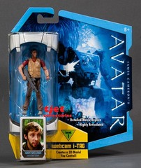 Avatar webcam i-TAG Norm Spellman 3.75″ Action Figure 2009 Mattel New