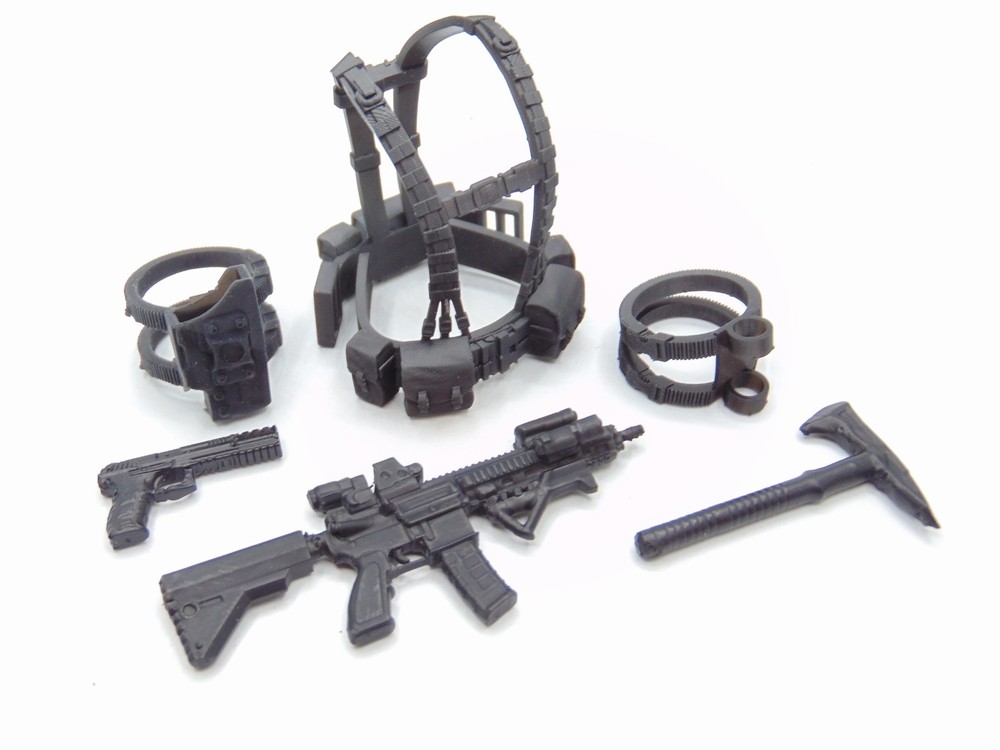 Custom Load-Out 1:12 Weapons and Accessories Pack Set for 6″ GI JOE Classified