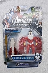 Marvel Avengers Assemble Sky Attack Falcon Shield Gear 4” Action Figure New MOC