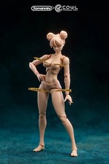 Romankey 1/12 Girl Flexible Figure Female 6″ Joint Body &Head Figure Doll